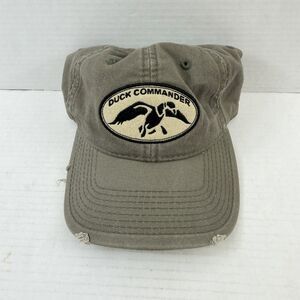 Duck Commander Duck Dynasty Distressed Olive Hat Cap Camo Arise Kill Eat Hunt